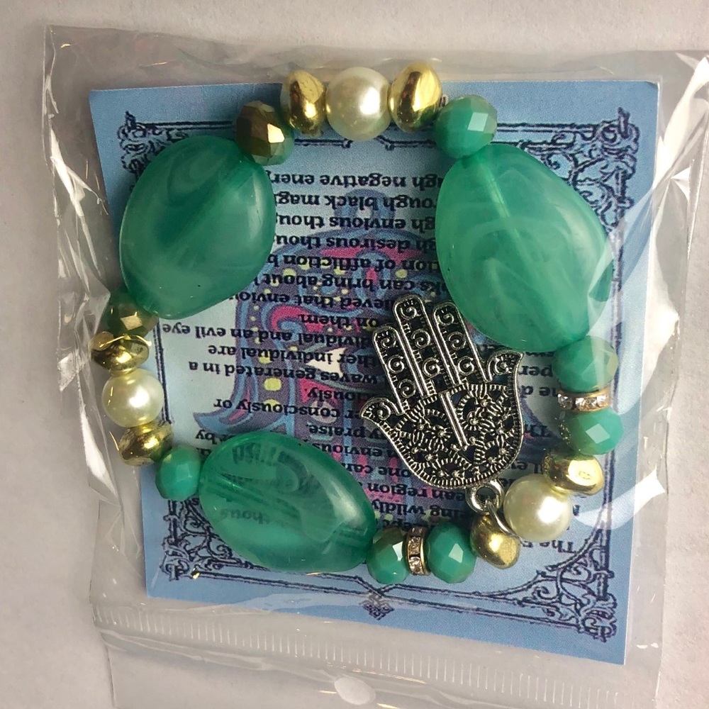Hamsa evil eye bracelet